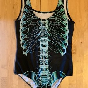 Into The AM skeleton bodysuit